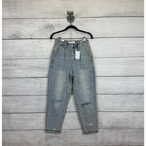 TNR Jeans Women's High Rise Distressed Slouchy Jeans Size 25